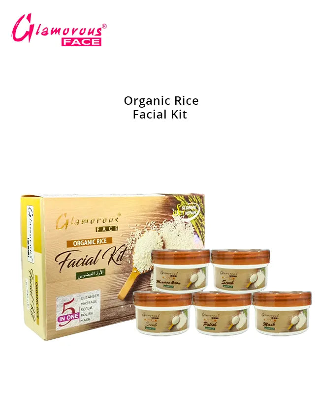 Glamorous Face Organic Rice Facial Kit 5 In 1