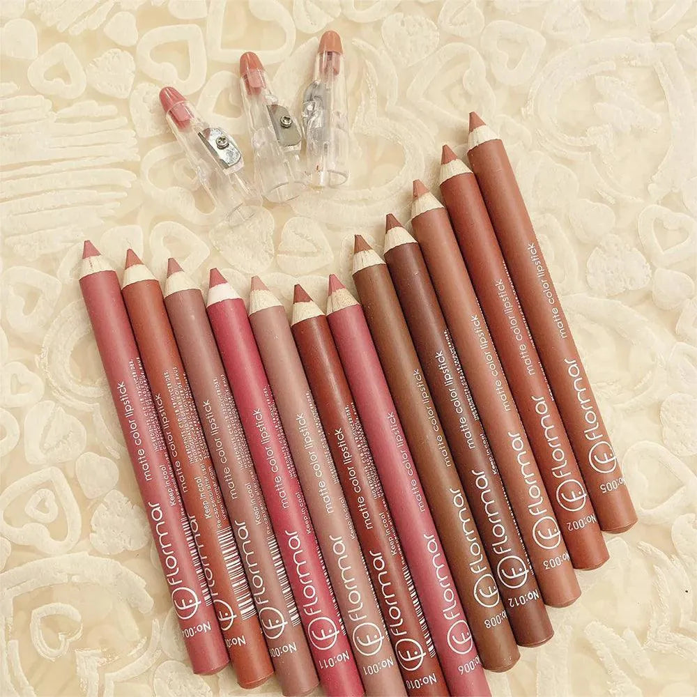 Flormar Lip Pencil – Pack of 12