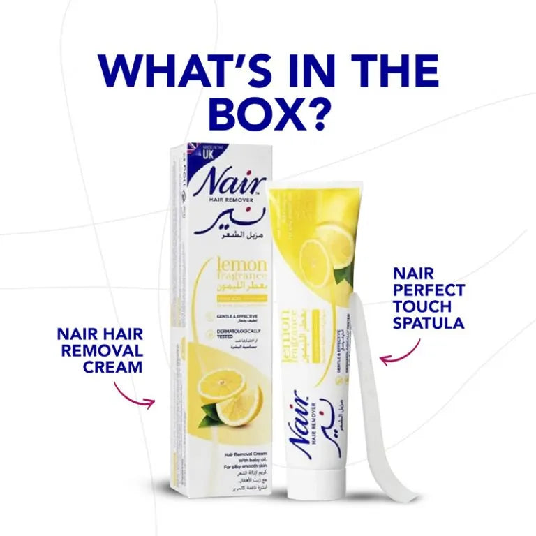 Nair Lemon Hair Removal Cream with Baby Oil - 110 g