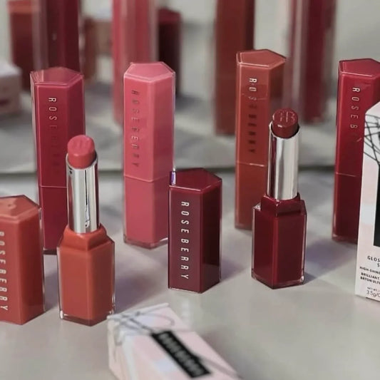 Rose Berry Glossy Bomb Lipsticks