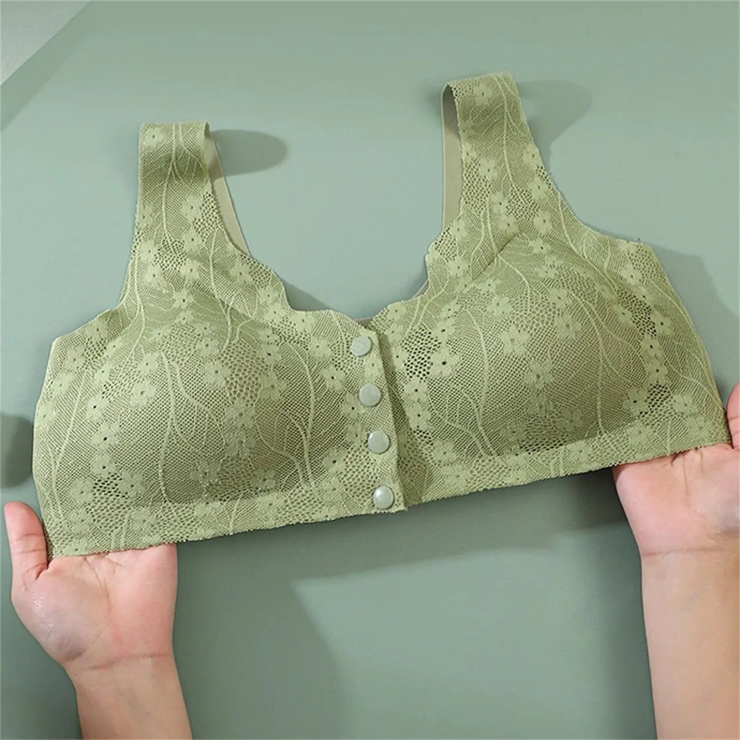 Full Coverage Front Button Bra