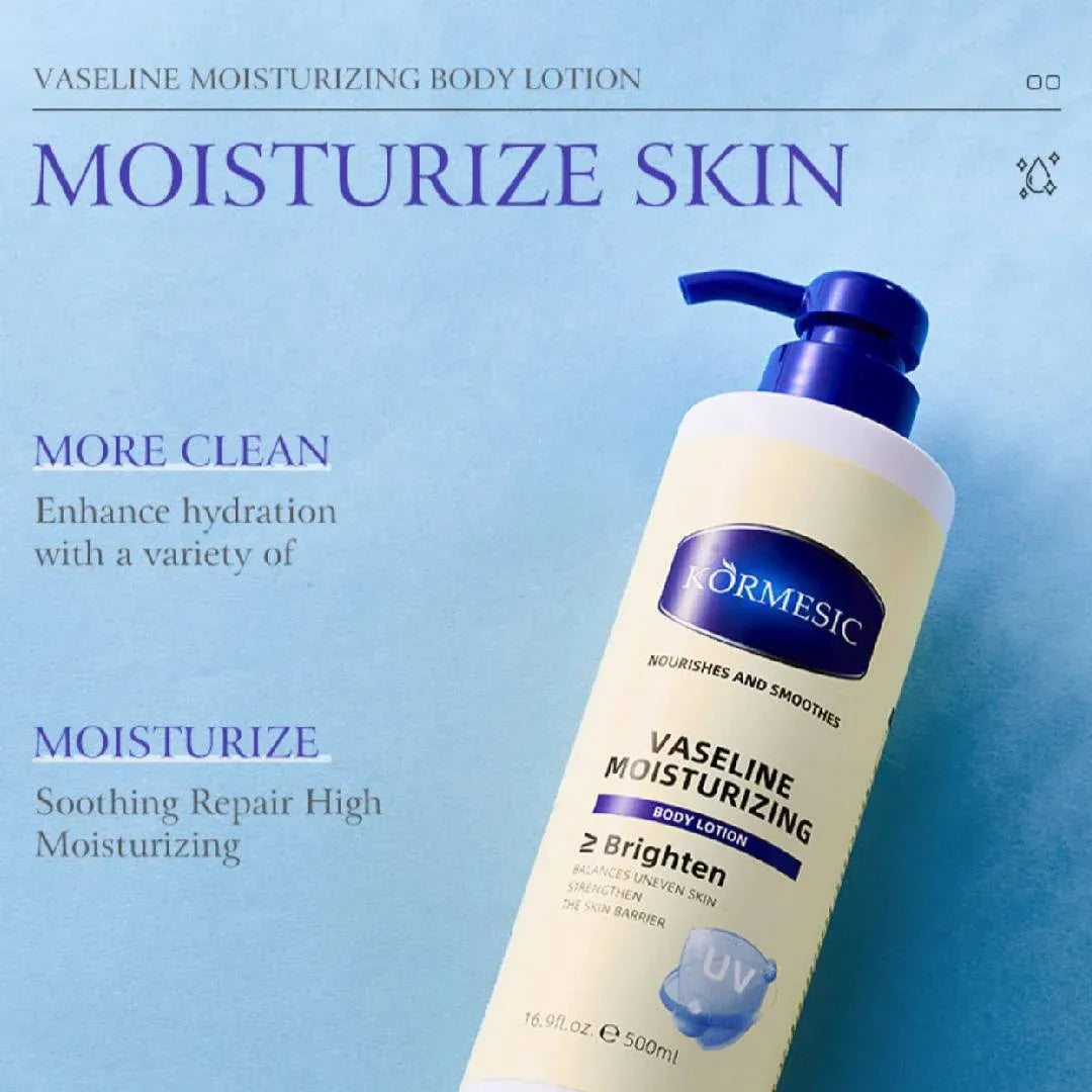 Kormesic Vaseline Brighten Moisturising UV Protected Boby Lotion - 500ml | Premium Skincare & Beauty Products in Pakistan