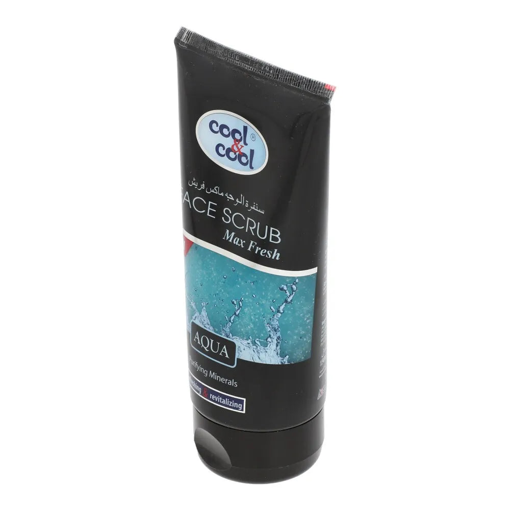 Cool & Cool Aqua Max Fresh Face Scrub for Men