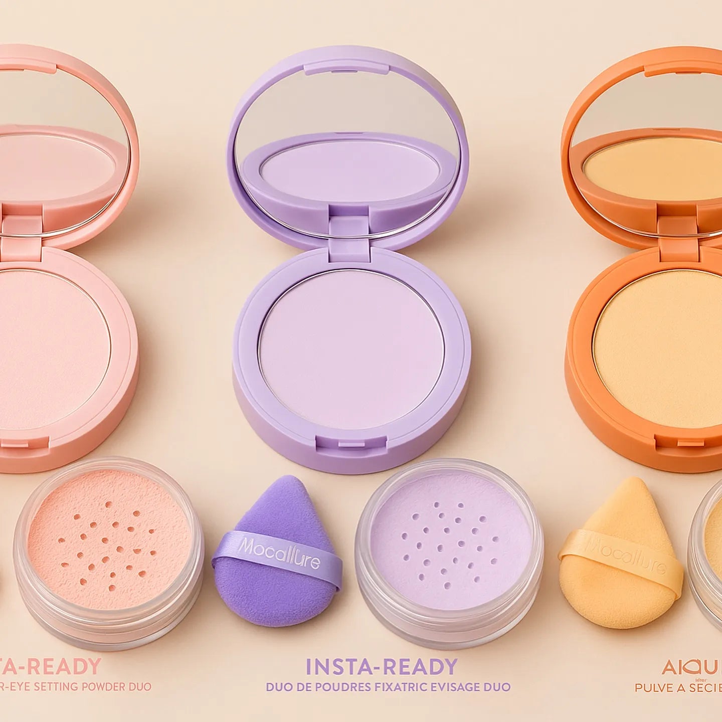 Mocallure 2 in 1 Compact + Loose Powder
