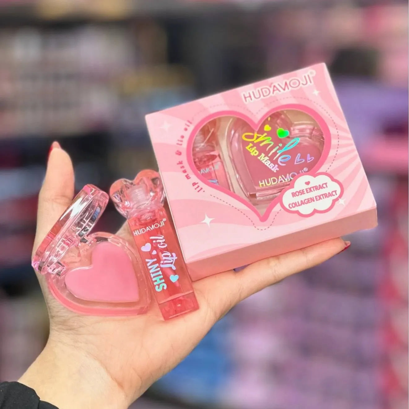 Hudamoji 2in1 Lip Mask & Lip Oil