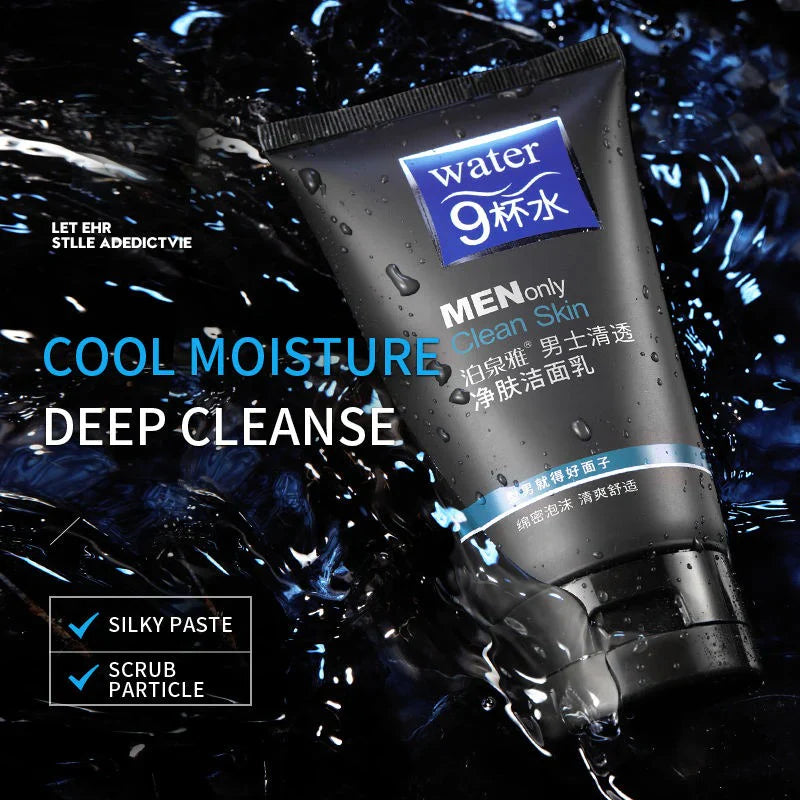 BIOAQUA H2O MENONLY Clean Skin Facial Cleanser - 100gm