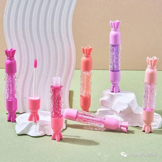 HudaMoji Golden Magic Lip Oil Candy Lip Gloss