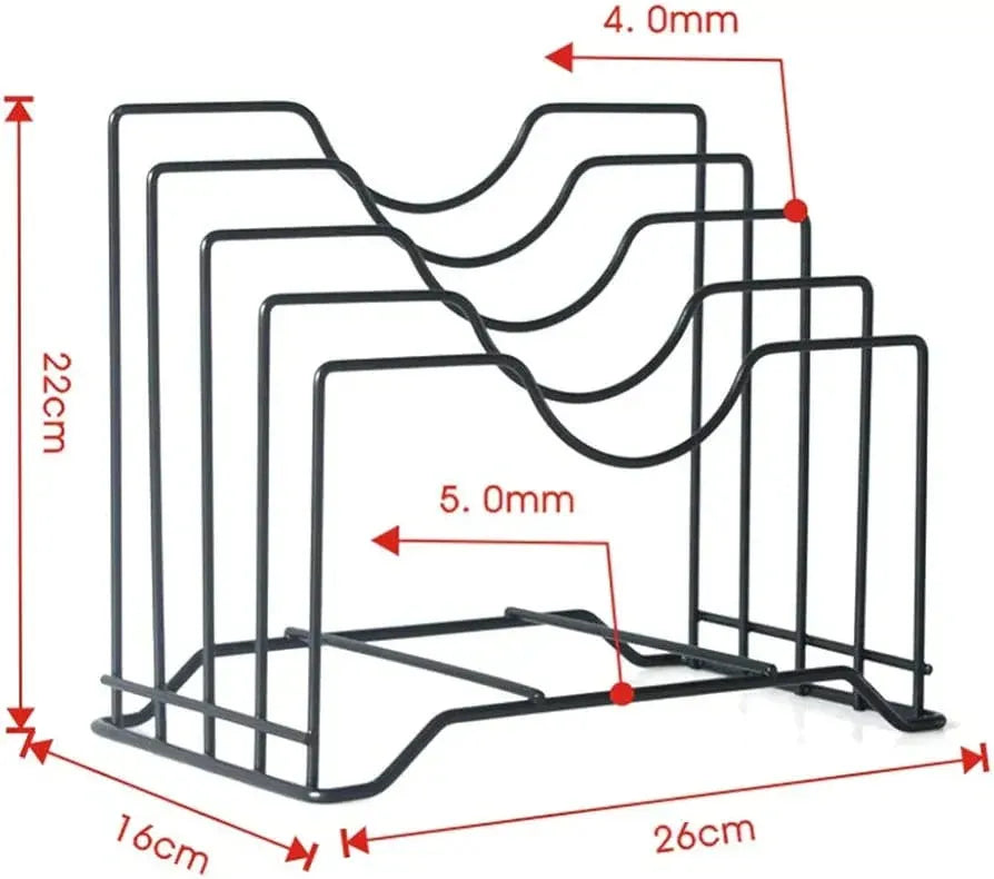 Stainless steel Pot Lid Holder