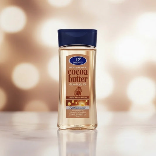 Dr. Davey’s Cocoa Butter Glow Body Oil – 200ml | Premium Skincare & Beauty Products in Pakistan