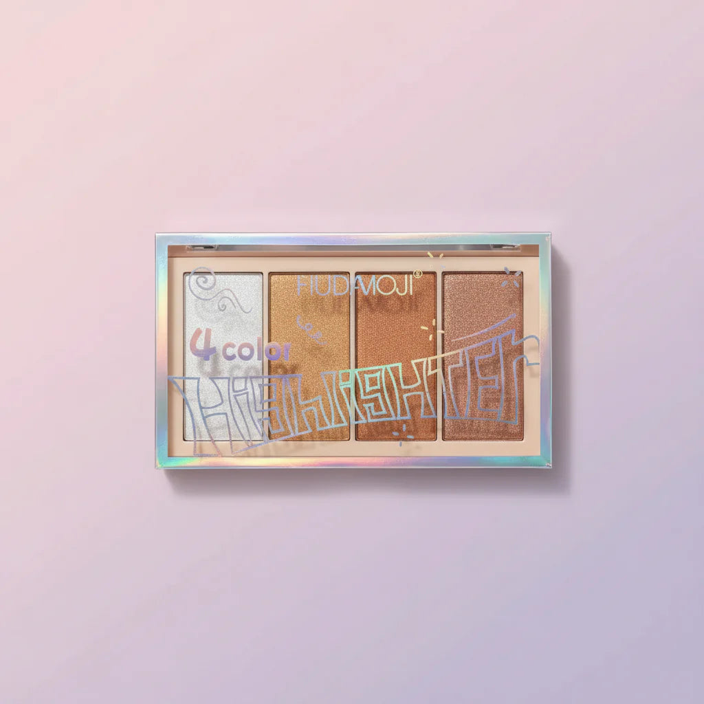 HudaMoji 4 in 1 Highlighter Palette