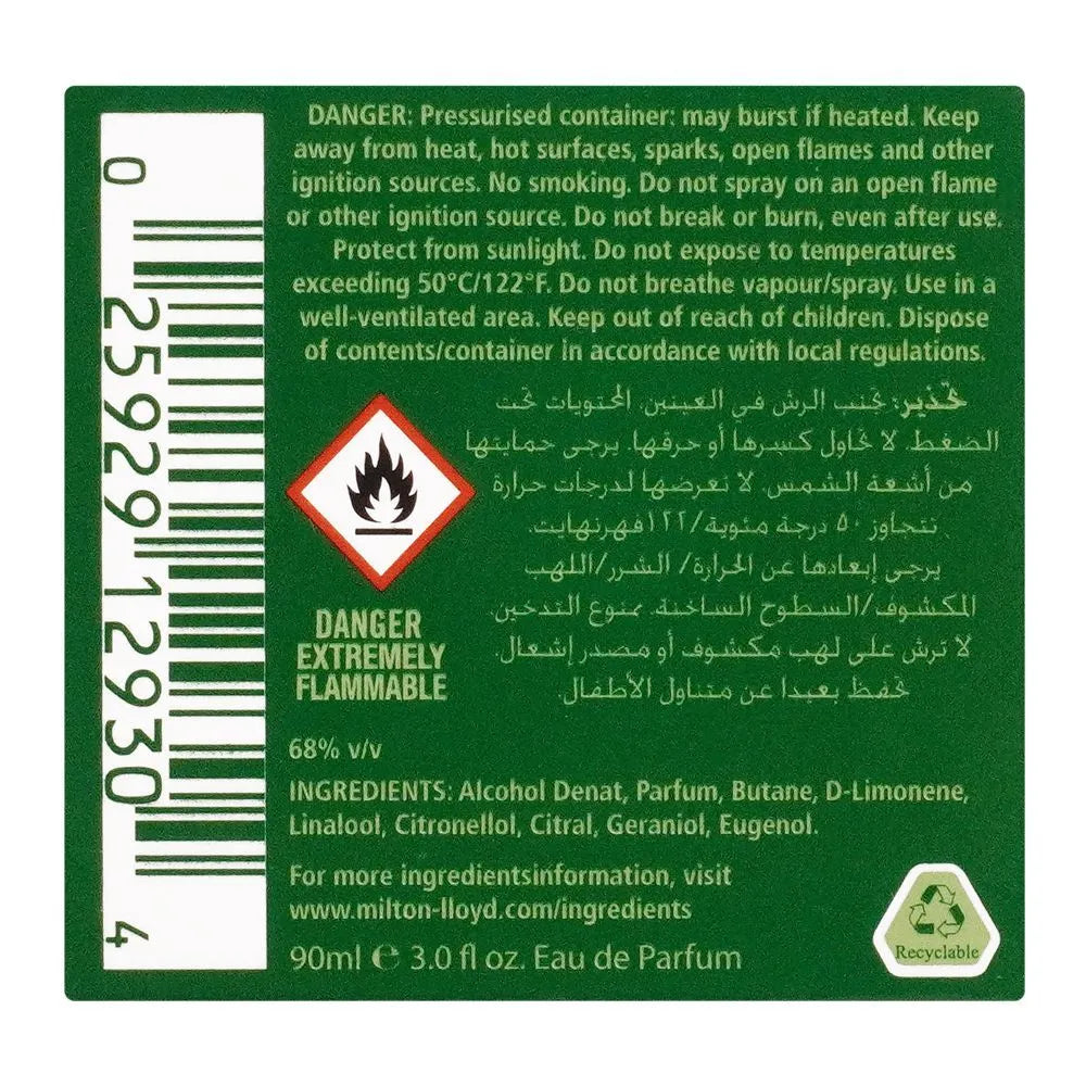 Milton Lloyd Color Me Green Homme Eau De Parfum, For Men