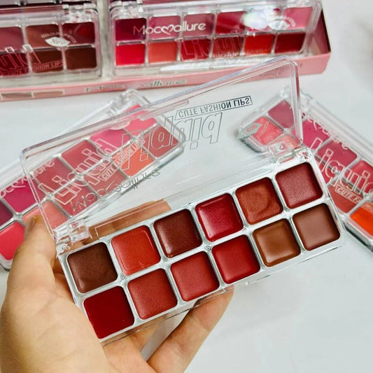 Mocallure 12 Color Matte Cream Lipstick Palette