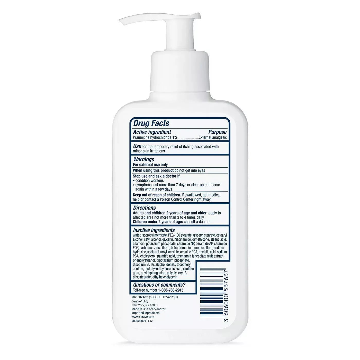 CeraVe Itch Relief Moisturizing Lotion – 237ml – 100% Original