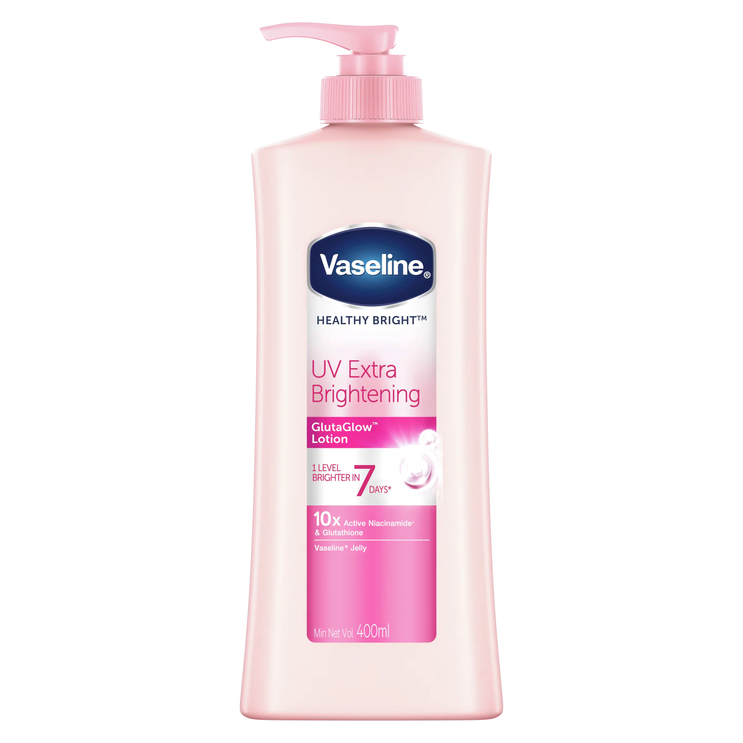 Vaseline Healthy Bright UV Extra Brightening Gluta Glow Lotion - 400ml | Premium Skincare & Beauty Products in Pakistan