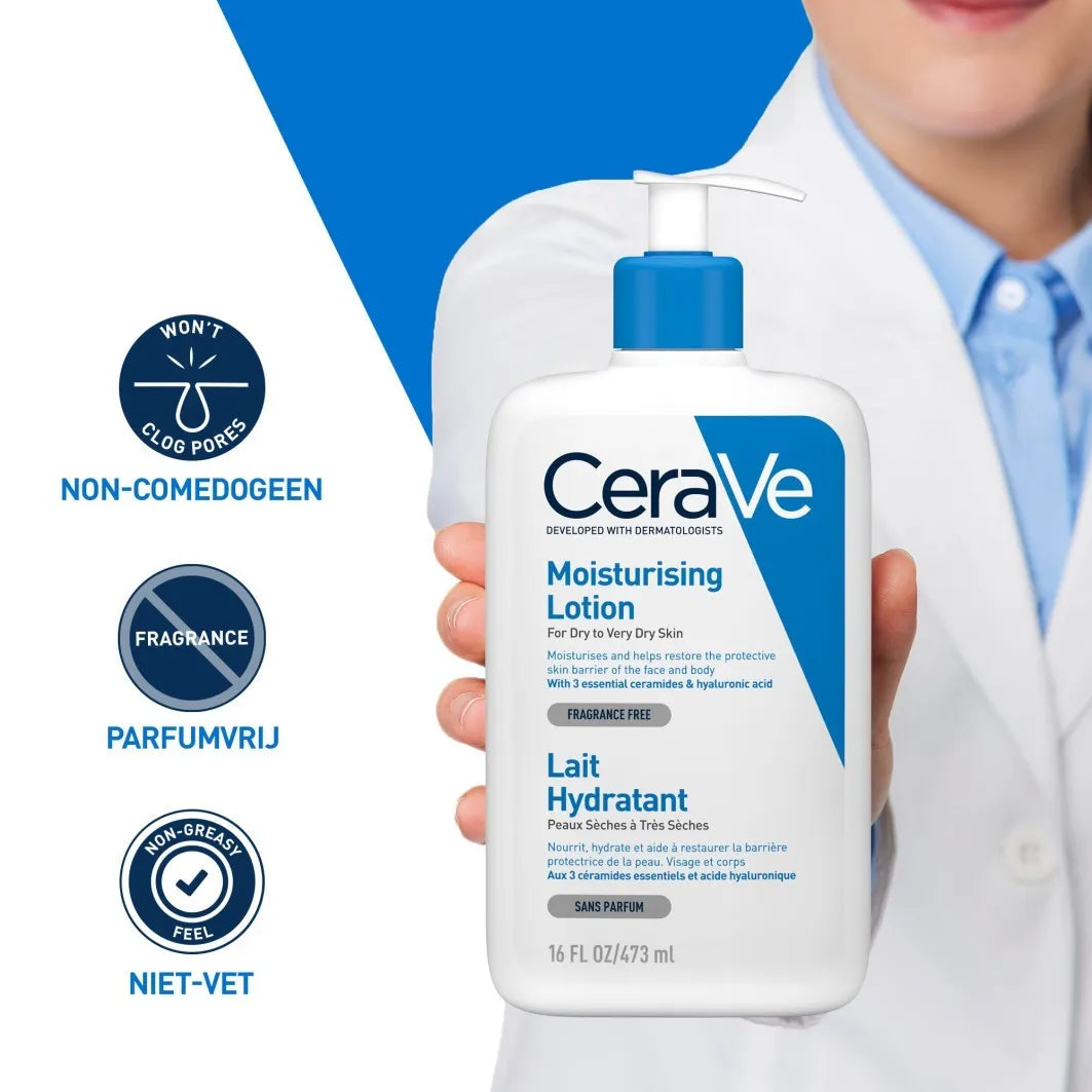 CeraVe Moisturising Lotion Hydraterende Melk – 236ml – 100% Original