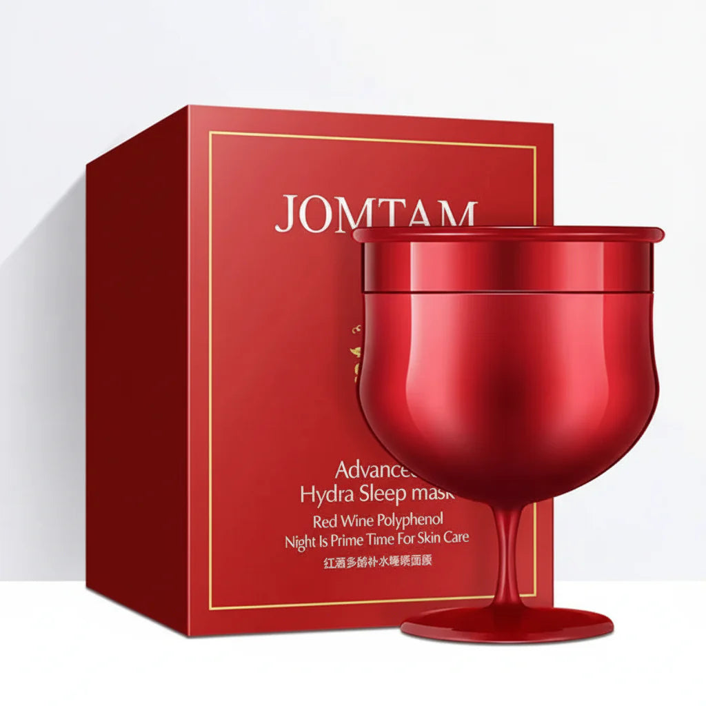 JOMTAM Moisturizing Brightening Red Wine Sleeping Gel Mask