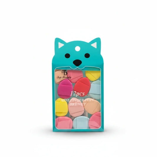 Top Beauty Mini Finger Puff -  12 Pcs