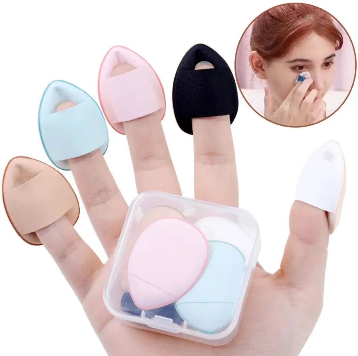 Top Beauty Mini Finger Puff -  12 Pcs