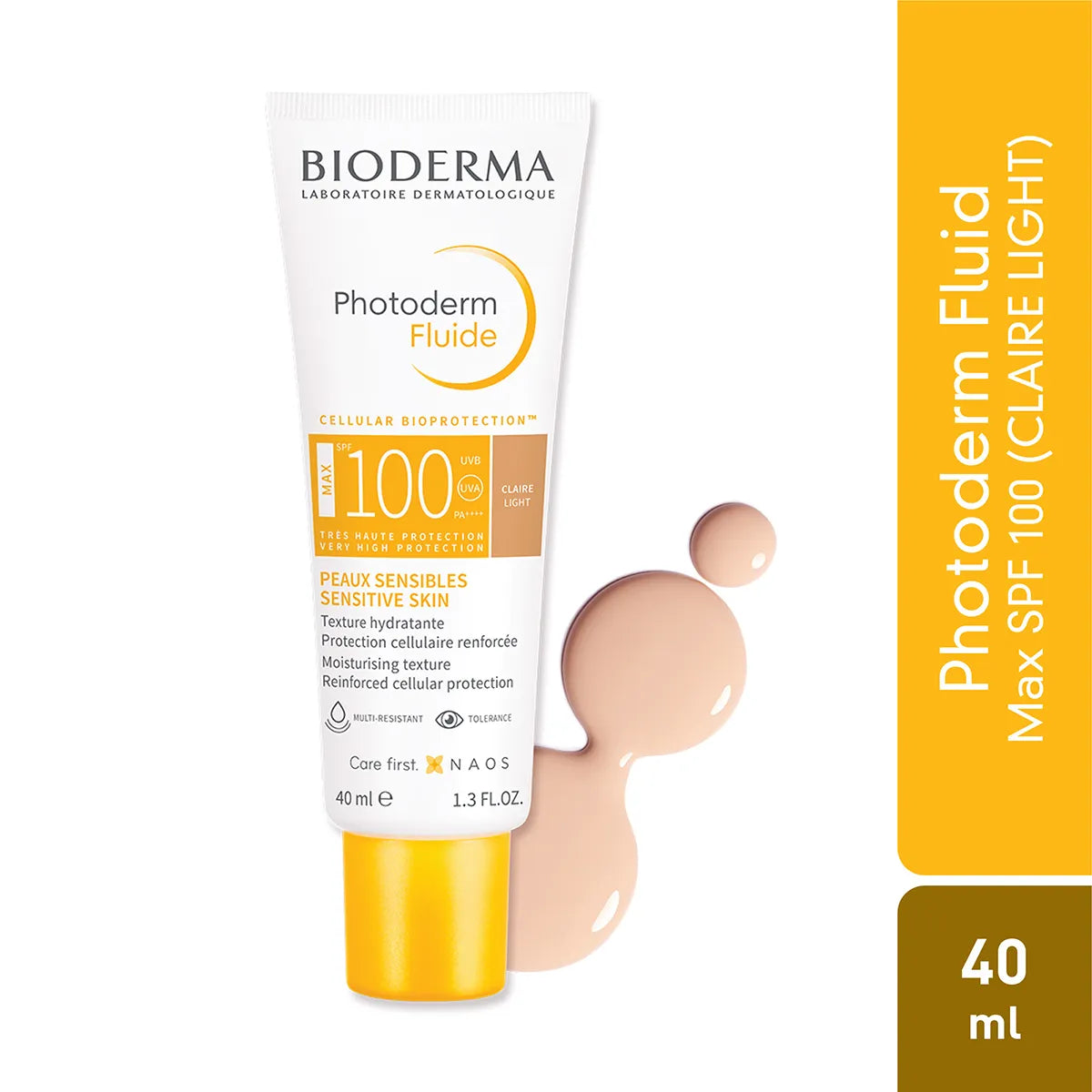 Bioderma Photoderm Max Aquafluid Claire Light - Lightweight Sunblock - 40ml | Premium Skincare & Beauty Products in Pakistan