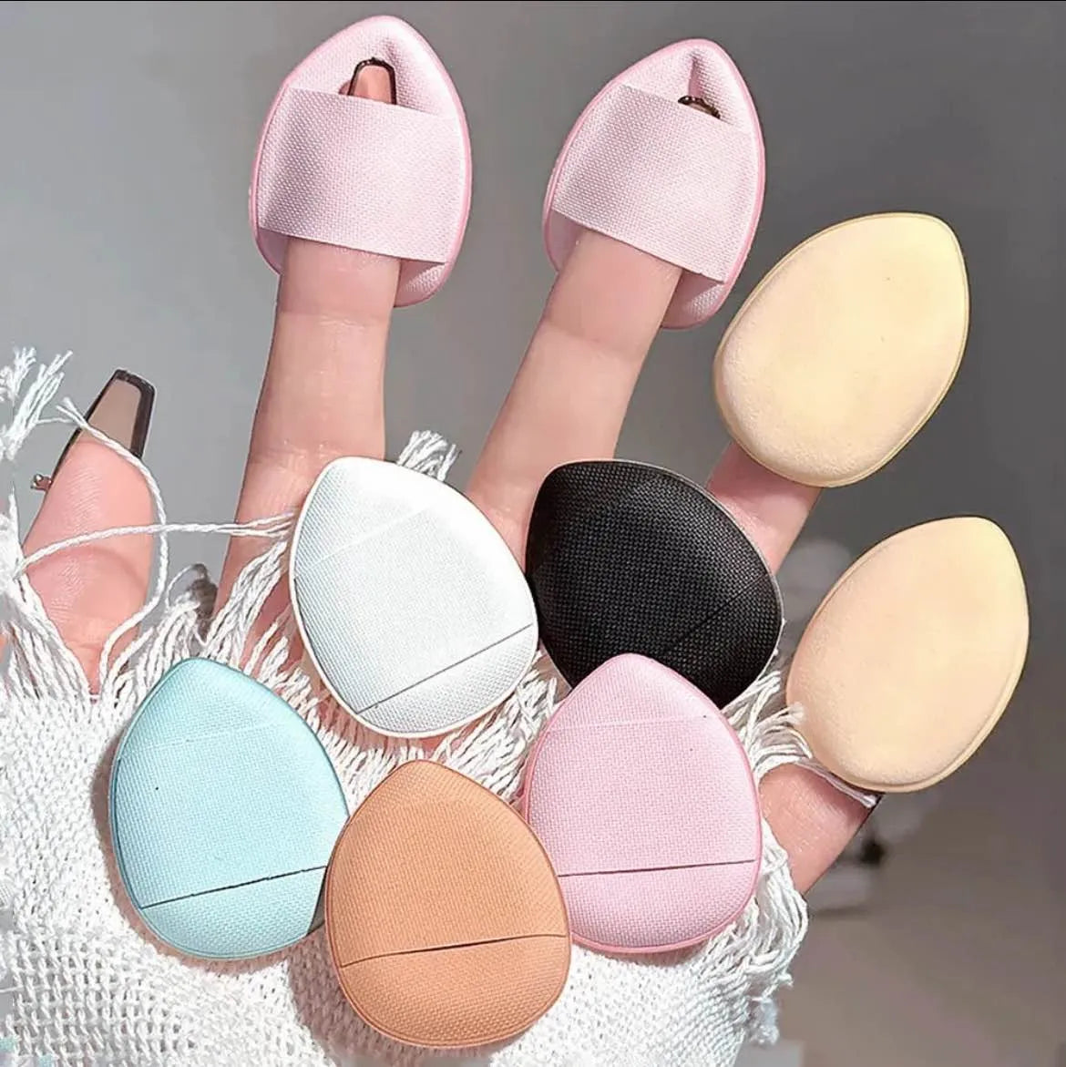 Top Beauty Mini Finger Puff -  12 Pcs