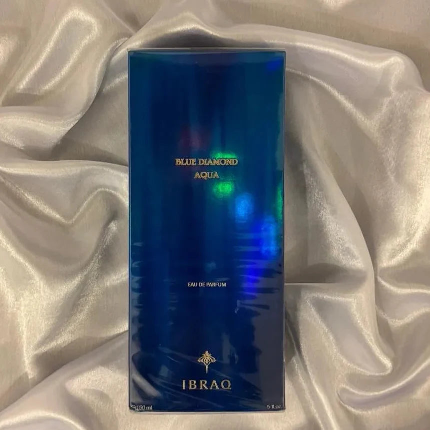 Ibraq Blue Diamond Aqua Perfume by Ibrahim Al Qurashi – 150ml