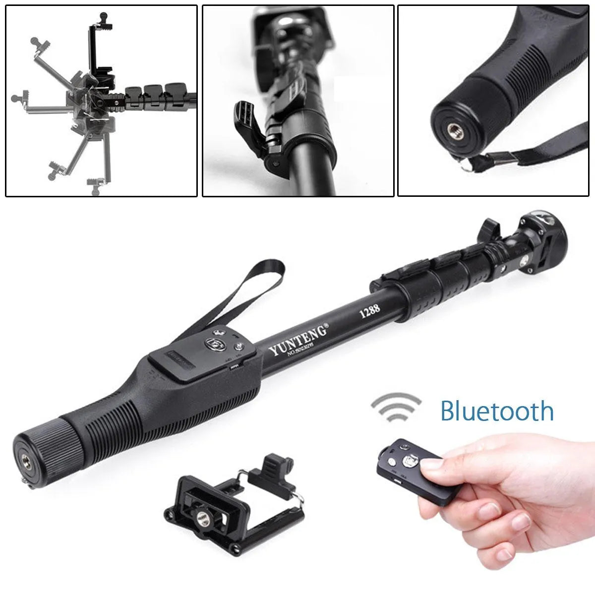 YUNTENG Yt-1288 Selfie Stick & Tripod For Phone