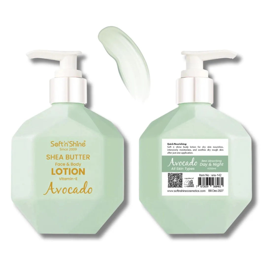Soft’n’Shine Shea Butter Face & Body Lotion – Vitamin E ( Avocado )