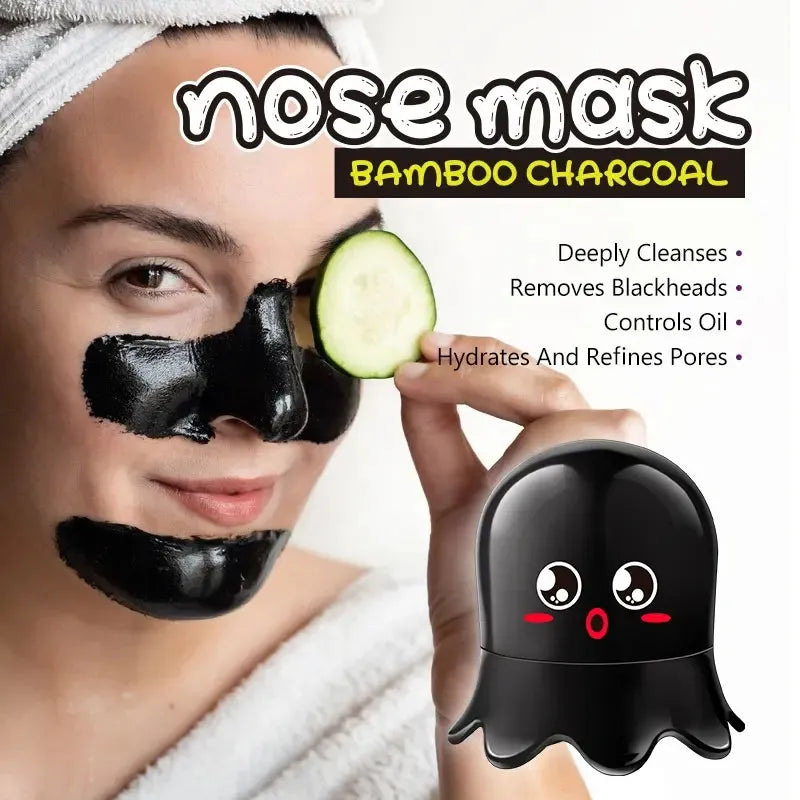Disunie Nose Mask Blackhead Remover Patches Bamboo Chrcoal Nose Cleaning - 50g