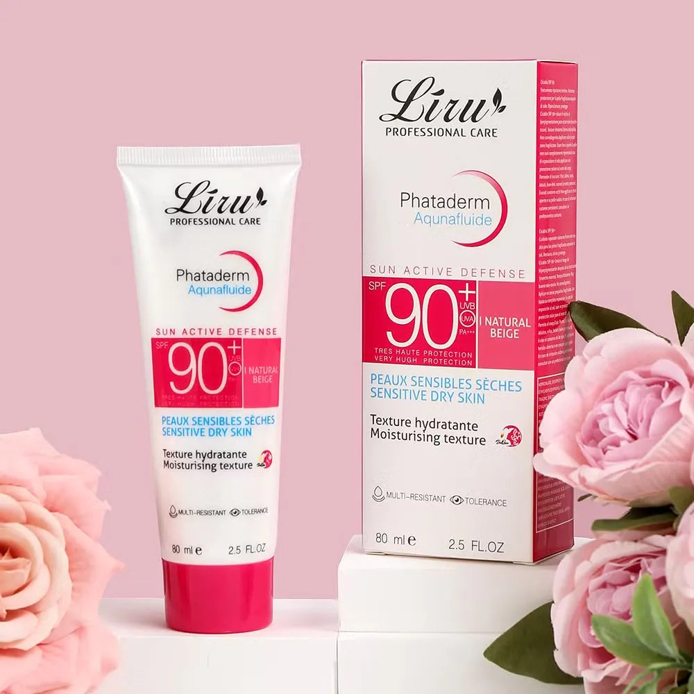 Liru Professional Care Phataderm Aquafluide Sun Active Defense SPF 90 - 80ml