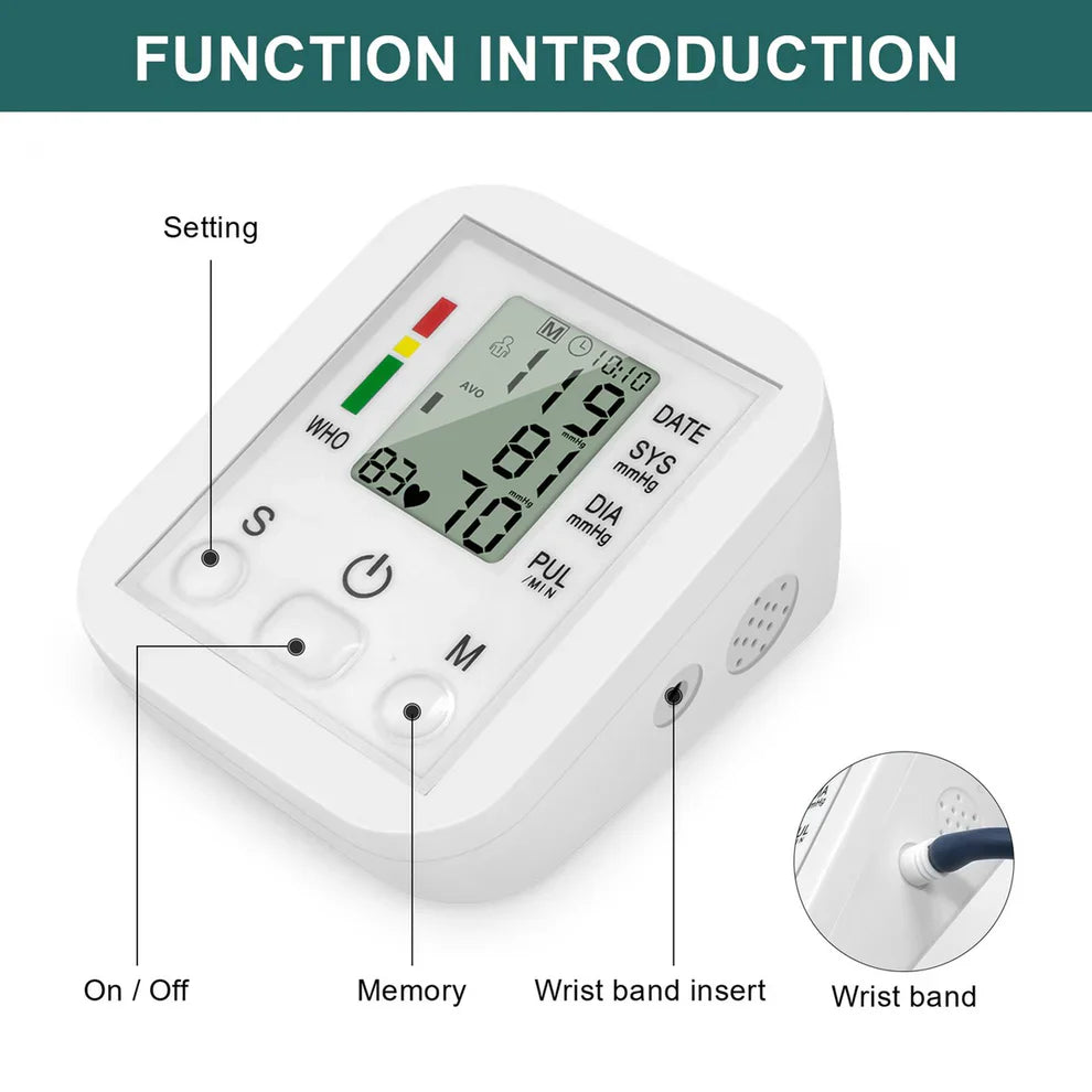 Digital Electronic Blood Pressure Monitor
