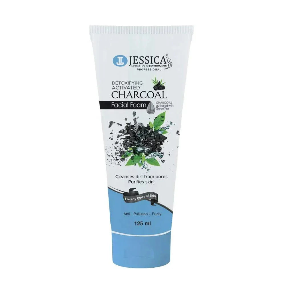 Jessica Detoxifying Activated Charcoal Facial Foam – 125ml | Premium Skincare & Beauty Products in Pakistan