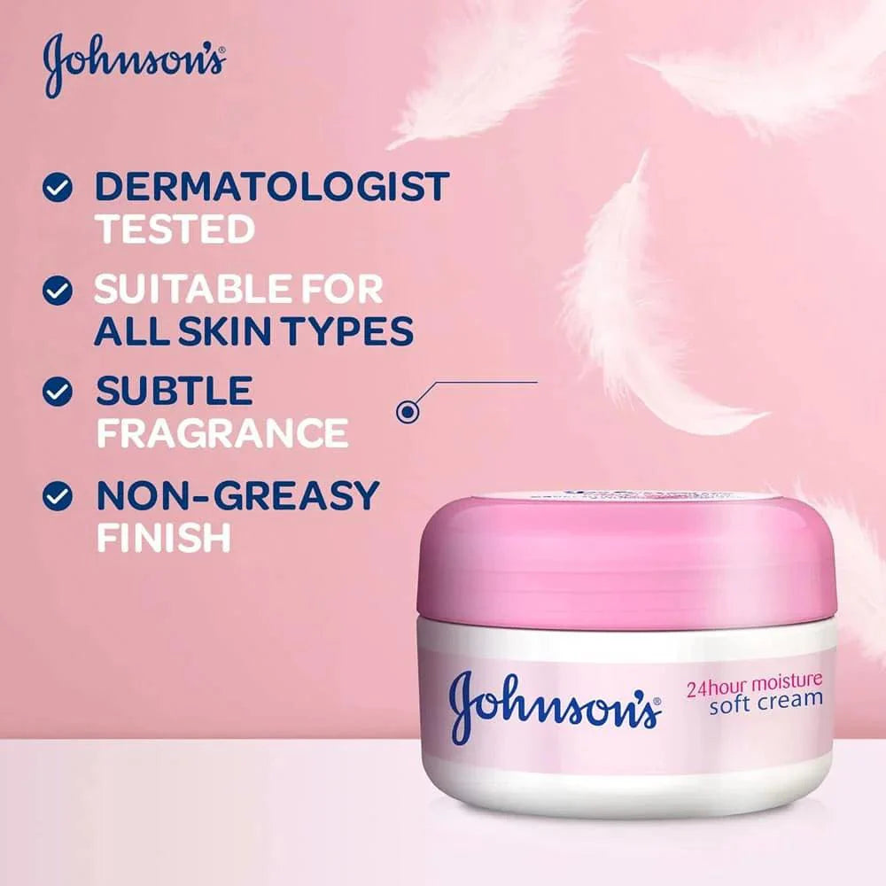 Johnsons Soft Cream - 200ml | Premium Skincare & Beauty Products in Pakistan