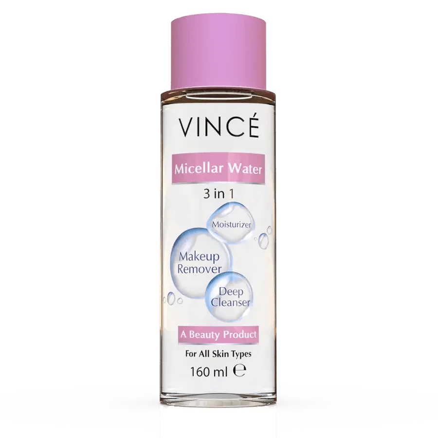 Vince 3-In-1 Micellar Water - 160ml | Premium Skincare & Beauty Products in Pakistan
