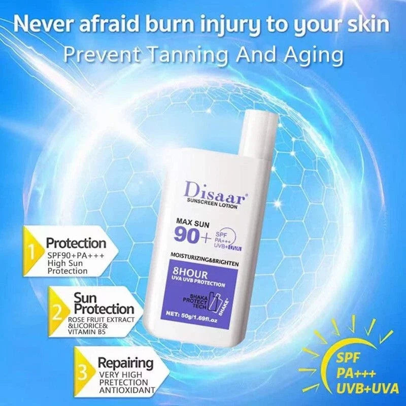Disaar Whitening Sunblock SPF 90 – Skin Protective Sunscreen Lotion - 50g | Premium Skincare & Beauty Products in Pakistan