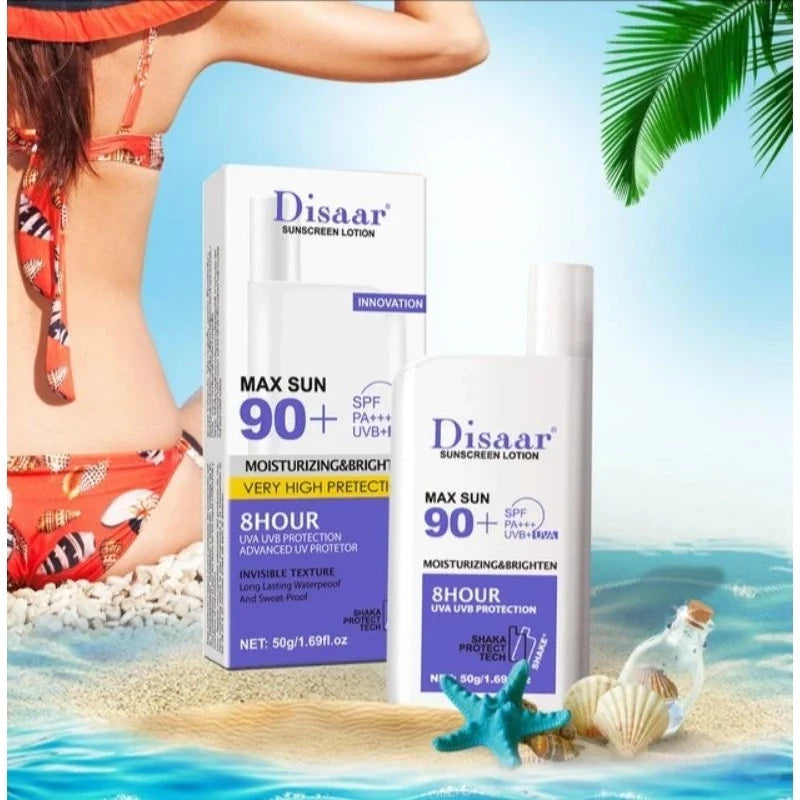 Disaar Whitening Sunblock SPF 90 – Skin Protective Sunscreen Lotion - 50g | Premium Skincare & Beauty Products in Pakistan
