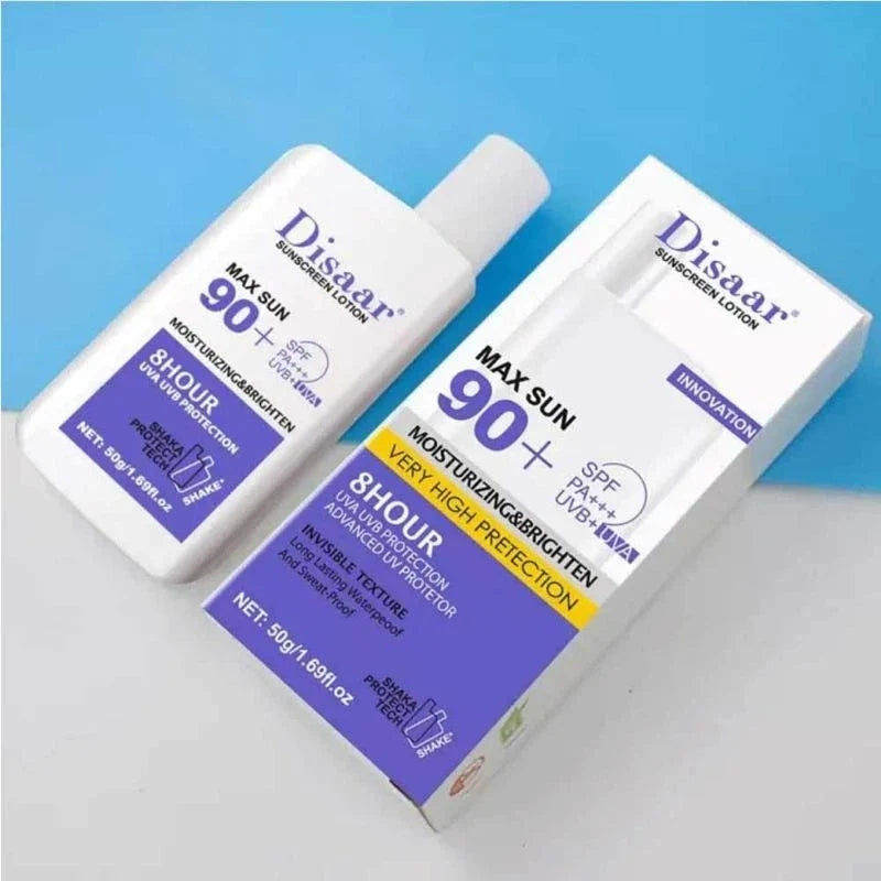 Disaar Whitening Sunblock SPF 90 – Skin Protective Sunscreen Lotion - 50g | Premium Skincare & Beauty Products in Pakistan