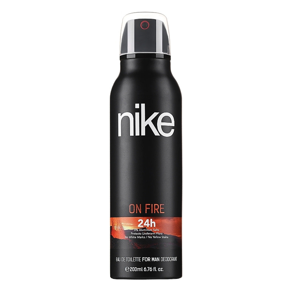 Nike On Fire 24H Eau de Toilette Deodorant Body Spray - 200ml