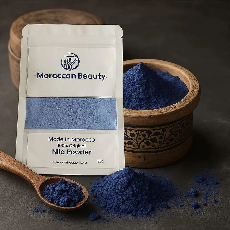 Moroccan Beauty Nila Blue Powder – 50g | Premium Skincare & Beauty Products in Pakistan