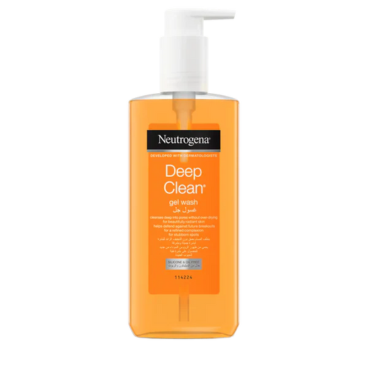 Neutrogena - Deep Clean Facial Gel Wash Oil Free 200ml | Premium Skincare & Beauty Products in Pakistan