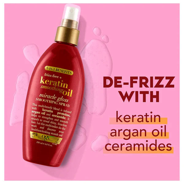 Ogx Organix Keratin Smoothing Oil Hair Spray 200ml