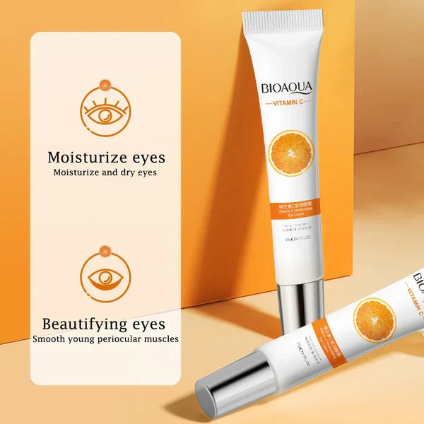 Bioaqua Vitamin C Eye Cream Under Eye Dark Circle Remover | Premium Skincare & Beauty Products in Pakistan
