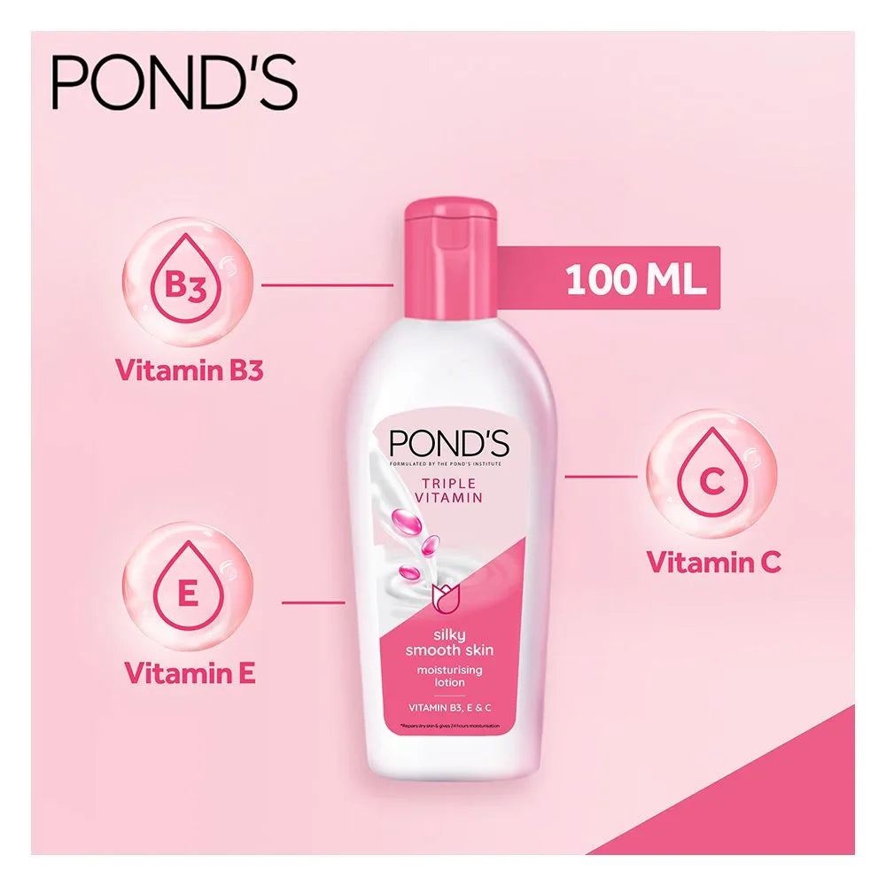 Pond's Triple Vitamin Moisturizing Lotion, Silky Smooth Skin | Premium Skincare & Beauty Products in Pakistan