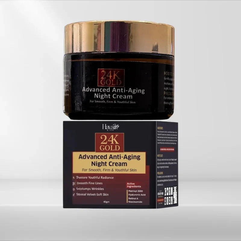 Haya by Rabi 24K Gold Advanced Anti-Aging Night Cream- 40gm