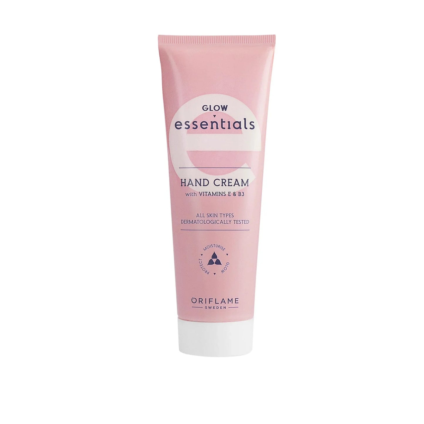 Oriflame Glow Essentials Hand Cream with Vitamins E & B3 – Nourish & Brighten Your Hands | Premium Skincare & Beauty Products in Pakistan
