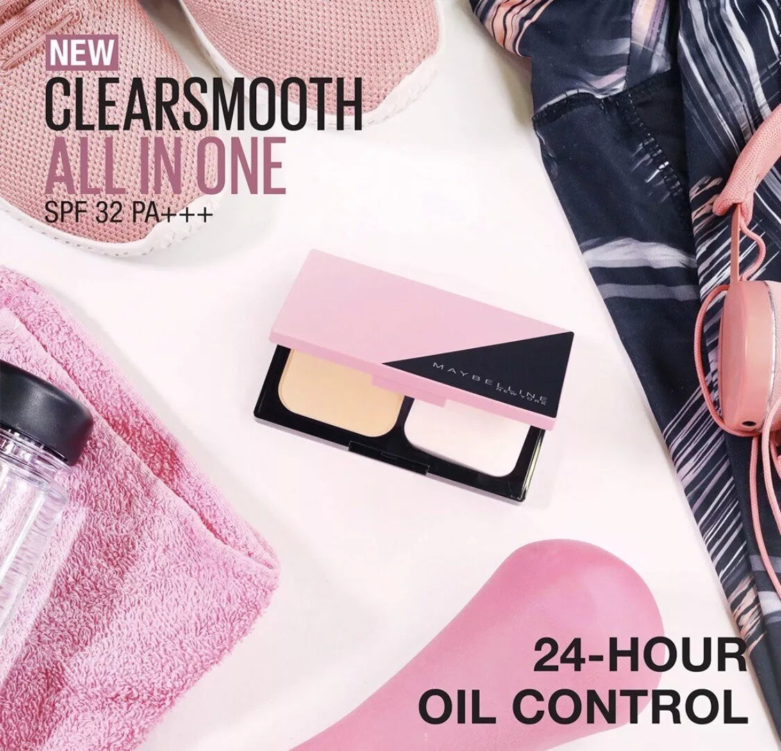 Original Maybelline Clear Smooth All in One Compact Powder