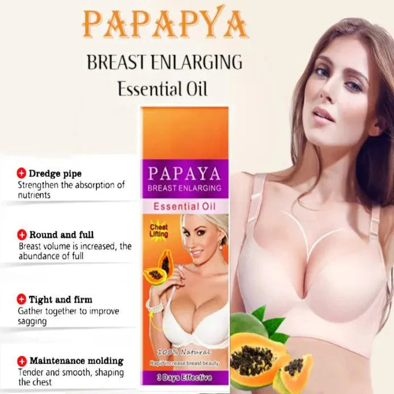 Papaya Women Large Breast Oil - 30ml | Premium Skincare & Beauty Products in Pakistan