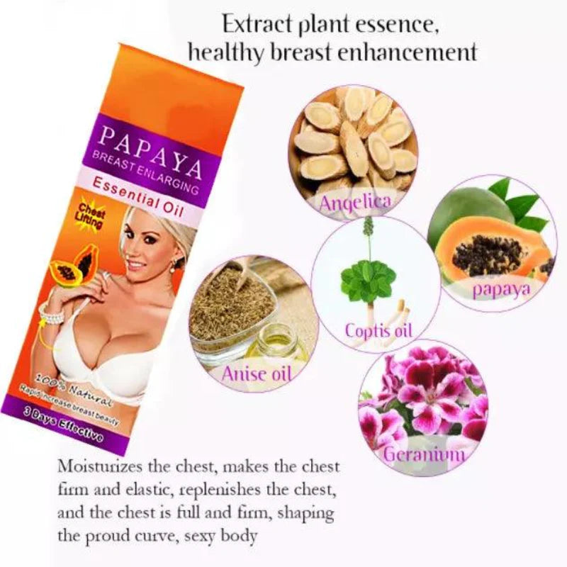 Papaya Women Large Breast Oil - 30ml | Premium Skincare & Beauty Products in Pakistan