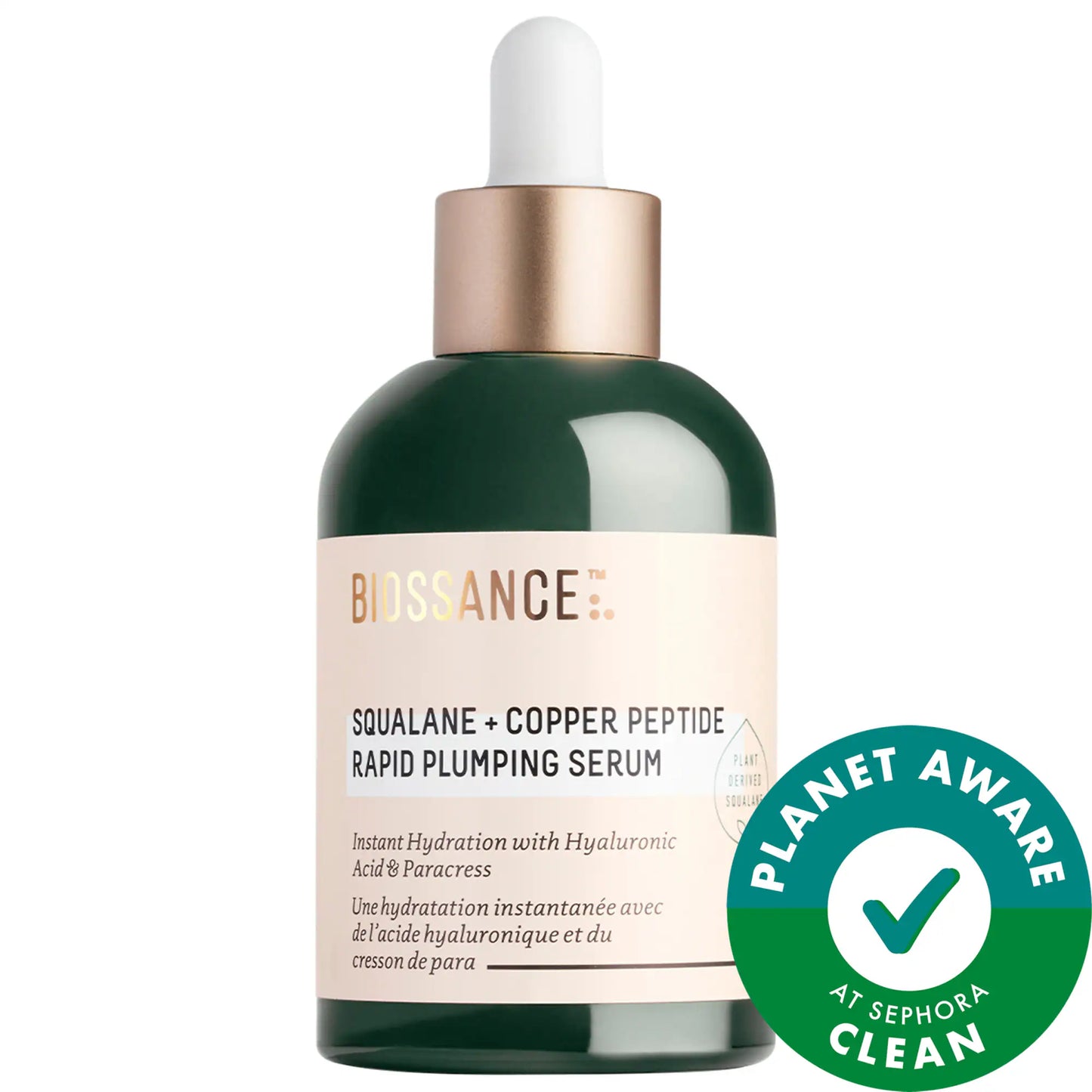 Biossance Squalane + Copper Peptide Rapid Plumping Serum 50ml | Premium Skincare & Beauty Products in Pakistan