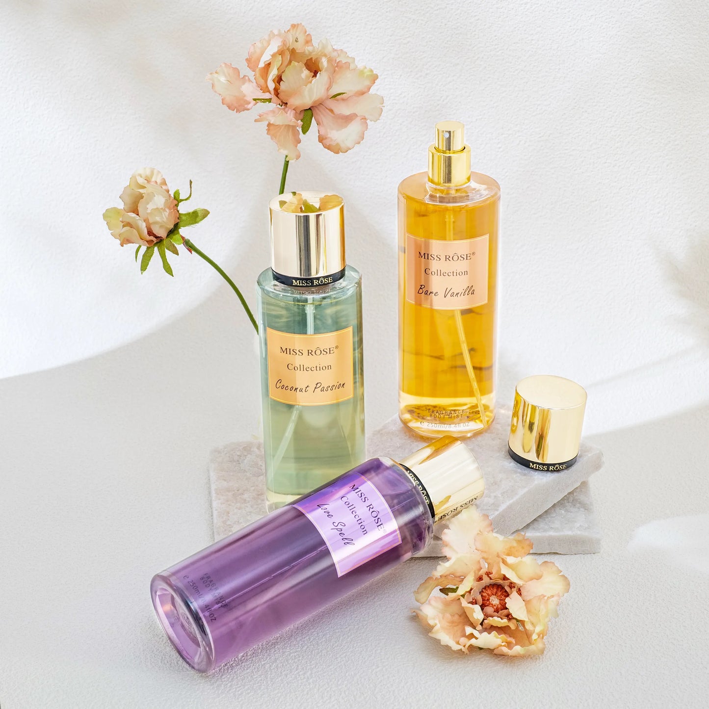 Miss Rose Collection Amber Romance Body Mist - 250ml