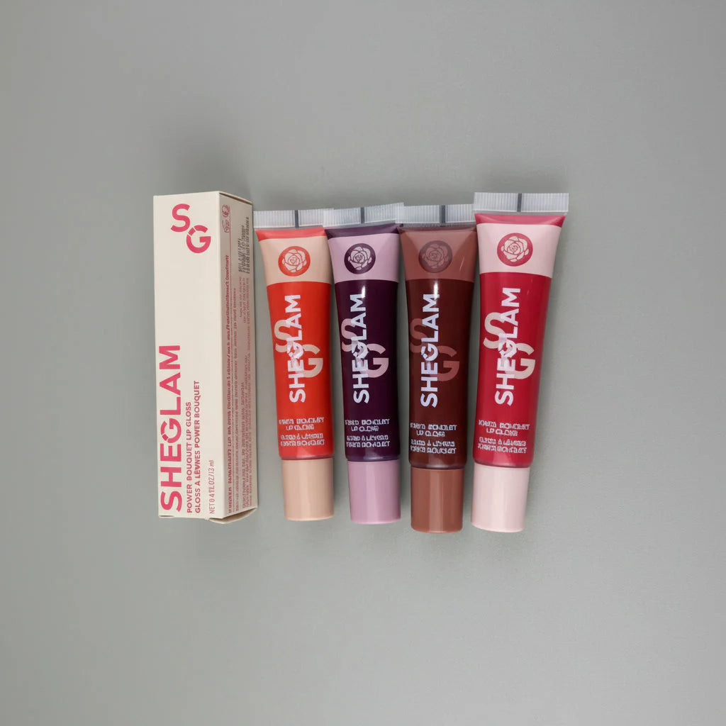 Sheglam Power Bouquet Lip Gloss 4pcs Set